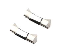 HKIDKK Correa de silicona de acero inoxidable 316L de grano de cabeza sólida Rolex 20 21 mm (color: plata, tamaño: 21 mm)
