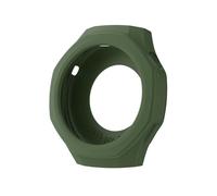 HKIDKK Correa de silicona para Huawei Watch GT5 Pro 46mm correa de reloj inteligente funda protectora(Green Case)