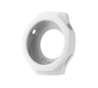 HKIDKK Correa de silicona para Huawei Watch GT5 Pro 46mm correa de reloj inteligente funda protectora(White Case)