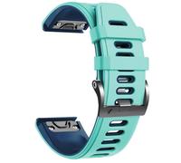 HKIDKK For Fenix 7X Watchbands Correa de reloj deportivo de silicona para Fenix 5X/5X Plus/Fenix 6X/Fenix 6X Pro/Fenix 3/Fenix 3 HR/Descent MK1/D2 Delta PX/D2 Charlie Smart Watch Band(Teal