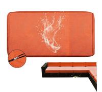 HKJGNH Pack 2/1 Impermeable Funda de Cojín de Asiento de Sofá Exterior con Cremallera, Funda de Muebles Fondo Elástico Antideslizante para Interior(#8,50x45cm(1er-Pack))
