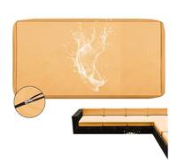 HKJGNH Pack 2/1 Impermeable Funda de Cojín de Asiento de Sofá Exterior con Cremallera, Funda de Muebles Fondo Elástico Antideslizante para Interior(#29,65x65cm(1er-Pack))