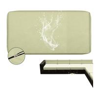 HKJGNH Pack 2/1 Impermeable Funda de Cojín de Asiento de Sofá Exterior con Cremallera, Funda de Muebles Fondo Elástico Antideslizante para Interior(#1,33x65cm(1er-Pack))