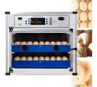 hKjPlvf Incubadora De Huevos con Volteo AutomáTico De Huevos Y AdicióN AutomáTica De Agua, FuncióN Wi-Fi, Osmosis Integrada, para Incubar Pollos, Patos, Codornices,Palomas,Gorriones Y PáJaros,136Eggs
