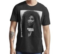 HKKREVVUY Chaka Khan T-Shirt Echoes of an Era The Woman I Am ClassiKhan Funk This BlackM