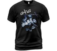 HKKREVVUY Cotton Unisex T-Shirt Stay on These Roads A-Ha Shirt Music Paul Waaktaar-SavoyBlackXL