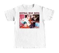 HKKREVVUY Neutral Milk Hotel T-ShirtWhiteXL
