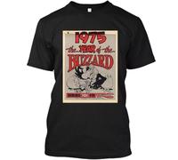 HKKREVVUY ! Popular WMMS 1975 Year of The Buzzard American Radio T-Shirt SIZEBlackS