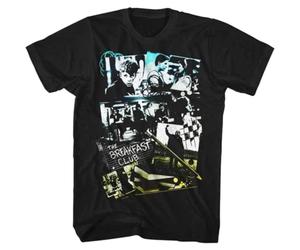 HKKREVVUY The Breakfast Club Scene Collage Men's T Shirt MovieBlackL