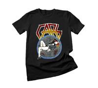HKKREVVUY The Cars Tour Short Sleeve Cotton Men All Size T-Shirt Gift FansBlackM