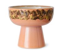 HKliving 70's cuenco para tapas con base L Ø12.5x11 cm Lush