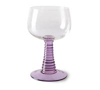 HKliving Copa de vino Swirl alta Purple