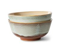 HKliving Cuenco de ramen 70's Ø19 cm 2 piezas Verge