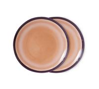 HKliving Plato 70's Ø27.5 cm 2 piezas Bedrock