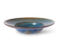 HKliving Plato de pasta Home Chef Ø28.5 cm Rustic blue
