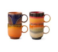 HKliving Set de tazas 70's. 25 cl 4-pack Brasil