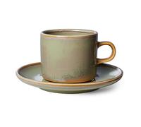 HKliving Taza y platillo Home Chef 22 cl Moss green