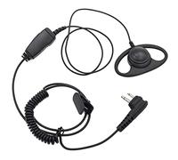 HKLN4599 HKLN4599B D-Style CP200D - Auricular con micrófono para radios Motorola CLS1110 CLS1410 DTR620 DTR650 CP200 RDV5100 RDM2020 RDU4160 RMU2080D sustituye a la cabeza en forma de D est 5651 7