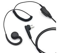 HKLN4604 Radio auricular con micrófono para Motorola Radios CP185 CP200D CLS1110 CLS1410 DTR700 DTR620 RDV5100 RDM2020 RDU4160 RMU2080D sustituye a los auriculares RLN6423 HKLN4666046046 04A HKLL. N4604B