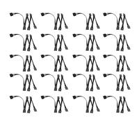 Hklshyd 20X Cable de Disco Duro de Extensión de Alimentación Sata de 15 1 Cable Adaptador de Divisor de Fuente de Alimentación Macho Una 5 para Servidor de Pc DIY