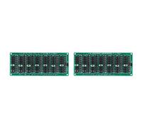 Hklshyd 2X 7 Decade 1R - 9999999R Resistencias SMD Programables Placa de Resistencias Deslizantes Precisión de Paso 1R 1% Módulo de 1/2 Vatios 200V