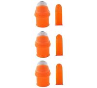 Hklshyd 3X Cuchillo de Pulgar de Silicona para Jardinería con Cunas de Dedo Selector de Cuchillo de Pulgar para Frutas Vege-L