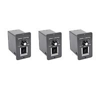 Hklshyd 3X DC 12V 24V 36V 48V 10A PWM Controlador de Velocidad del Motor Interruptor Reversible Regulador Control Detención de Rotación Hacia Adelante
