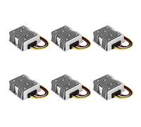 Hklshyd 6X Convertidor DC DC de 24V Una 12V 30A 360W Reductor de Voltaje del Regulador Buck de 24 Voltios Una 12 Voltios