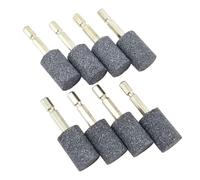 Hklshyd 8 Piezas de Piedra de Amolar Cilíndrica - Punta de Amolar Montada en Piedra Abrasiva de Vástago Hexagonal de 1/4 de Pulgada para Taladro de Herramienta Rotativa (20 Mm)