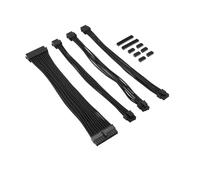 Hklshyd Kit de Cable de Extensión de 9 Pulgadas Cable de Extensión Básico para PC Caso Peine Incluido ATX 24 Pin PCIE 6 + 2Pin CPU 4 + 4Pin B