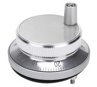 Hklshyd Kit de Manija de Rueda de Mano 5V Generador de Pulsos Manual Cnc Herramienta de Máquina Codificador Rotatorio Rueda de Mano Electrónica, 60Mm