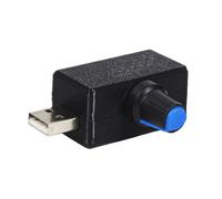 Hklshyd Módulo de Regulación de Voltaje del Controlador de Velocidad del Ventilador USB 5 V Controlador de Velocidad del Motor Interfaz USB-A Interruptor Control del Disipador de DIY