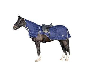 HKM 11338 - Manta de equitación para Moscas, 6900, Color Azul Oscuro 125