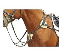 HKM 4000315427499 - Delantal con Martingal, con Piel de Cordero, 9100, Color Negro