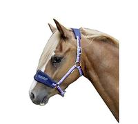HKM 4057052145605 Funny Horses-1357 Cabestro Azul Oscuro/Azul/Rosa Oscuro Mini Shetty