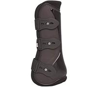 HKM 544895 Polainas y Protectores para menudillo, Juego de 4 marrón Oscuro/Negro, Pura Sangre/Sangre Caliente