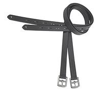 HKM 555499 estribos Correa - Zeus - 2 Unidades, XL, Color Negro