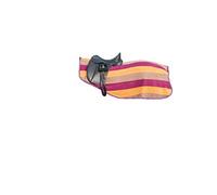 HKM 567535 Nieren Abschwitzdecke Colour Stripes mit Klett, M