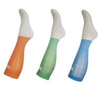 HKM 578011940070, Calcetines microcot Ton Colour Juego de 3, Hombre, Azul (Blau/Grün/Orange), 41-43