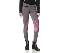 HKM 9228, Reitleggings Starlight, Pantalones de Equitación para Mujer, Negro (Schwarz), 32