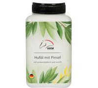 HKM Aceite para cascos en frasco con pincel, Blanco 500 ml
