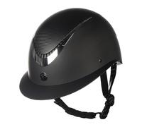 HKM Alarion Casco de Montar, Adultos Unisex, Negro/Plateado, S