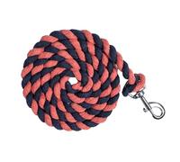 HKM Algodón de Punto Azul Marino/Coral neón, 180 cm