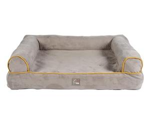 HKM ANAM Cara Sofá para Perros Taupe/Amarillo Dorado L