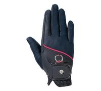 HKM Aymee Guantes de montar para niño Azul Oscuro 6 años