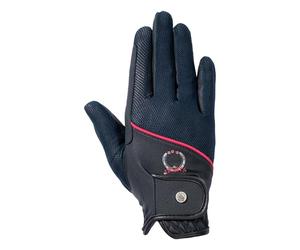 HKM Aymee Guantes de montar para niño Azul Oscuro 6 años