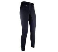 HKM Basic Belmtex Grip 3/4 Pantalones de Montar para Mujer Negro/Negro 36