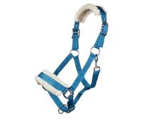 HKM Bischofshofen Cabezada con forro de peluche Turquesa Cob