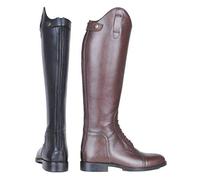 HKM - Botas de equitación Spain Soft Piel Largo/Alcance estrechas Marrón marrón Talla:37 EU