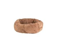 HKM Cama Suave para Perros, Color Beige Oscuro, diámetro 60 cm x Altura 25 cm